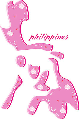 EPS 클립아트 해외 나라 아시아 지구 외국문화 지도 일러스트 필리핀 사람없음 세계 과자 파키스탄 지명 국내일러스트 문화 디저트 동남아시아 파일형식 벡터