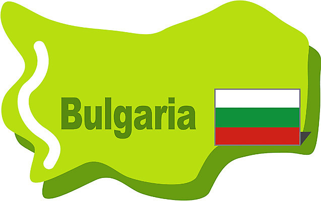 EPS 클립아트 해외 유럽 나라 지구 외국문화 지도 일러스트 사람없음 세계 국기 불가리아 지명 국내일러스트 문화 파일형식 벡터 남유럽