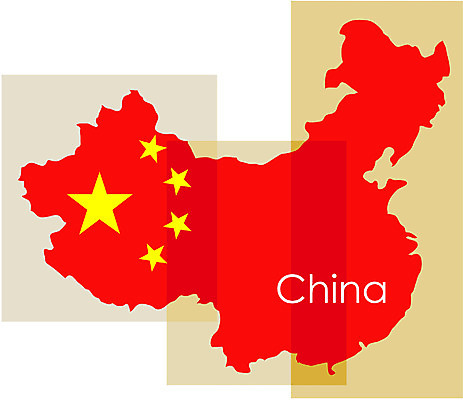 EPS 클립아트 나라 아시아 지구 외국문화 지도 일러스트 중국문화 사람없음 세계 중국 국기 영토 국토 지명 국내일러스트 동양문화 문화 파일형식 벡터