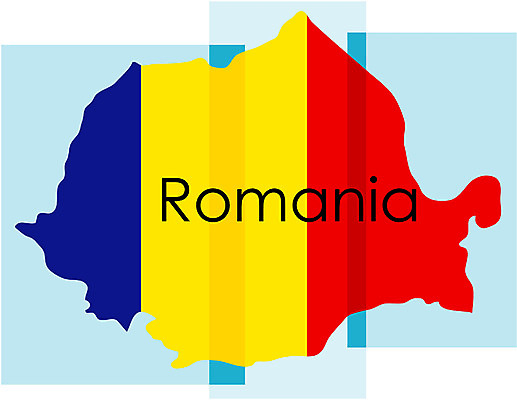 EPS 클립아트 유럽 나라 지구 외국문화 지도 일러스트 사람없음 세계 국기 영토 국토 루마니아 지명 국내일러스트 문화 파일형식 벡터