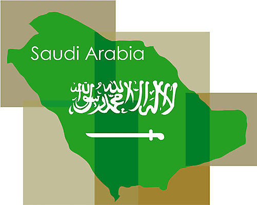 EPS 클립아트 나라 아시아 지구 외국문화 지도 일러스트 중동 사람없음 세계 국기 영토 국토 사우디아라비아 지명 국내일러스트 문화 파일형식 벡터