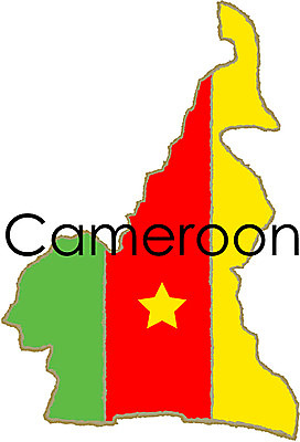 EPS 클립아트 나라 지구 외국문화 지도 일러스트 아프리카 사람없음 세계 국기 영토 국토 카메룬 지명 국내일러스트 문화 파일형식 벡터