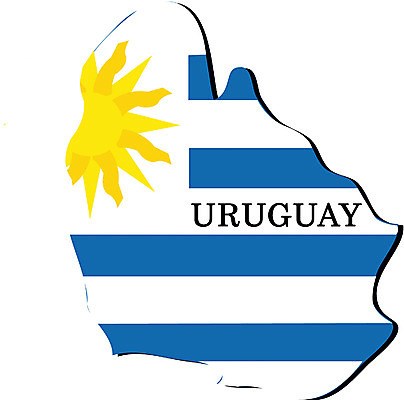 EPS 클립아트 나라 지구 외국문화 지도 일러스트 아메리카 사람없음 세계 남아메리카 국기 영토 국토 우루과이 지명 국내일러스트 문화 대륙 파일형식 벡터