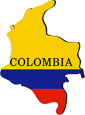 EPS 클립아트 나라 지구 외국문화 지도 일러스트 아메리카 사람없음 세계 남아메리카 국기 콜롬비아 영토 국토 지명 국내일러스트 문화 대륙 파일형식 벡터