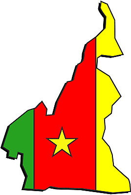 EPS 클립아트 나라 지구 외국문화 지도 일러스트 아프리카 사람없음 세계 국기 카메룬 지명 국내일러스트 문화 파일형식 벡터