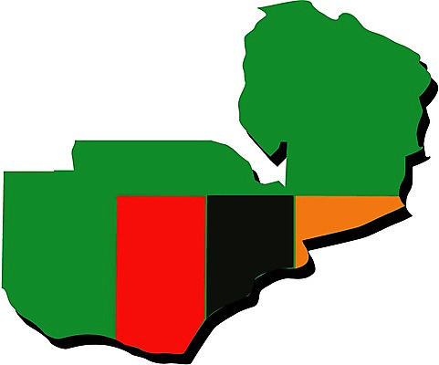 클립아트 나라 지구 외국문화 지도 일러스트 아프리카 세계 국기 잠비아 지명 국내일러스트 문화