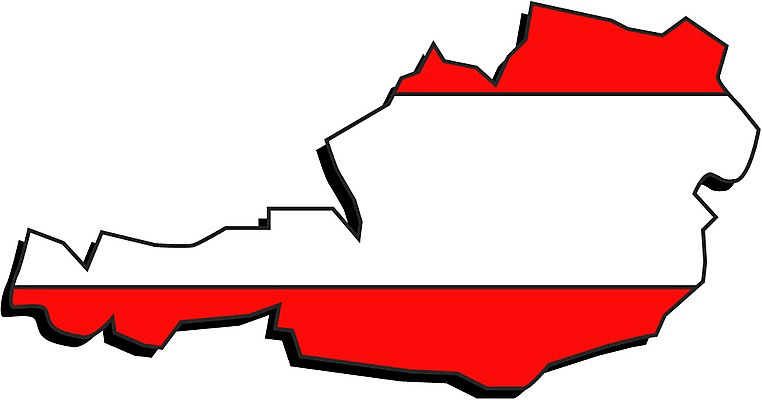 클립아트 유럽 나라 지구 외국문화 지도 일러스트 세계 오스트리아 국기 오스트리아문화 지명 국내일러스트 문화 서양문화