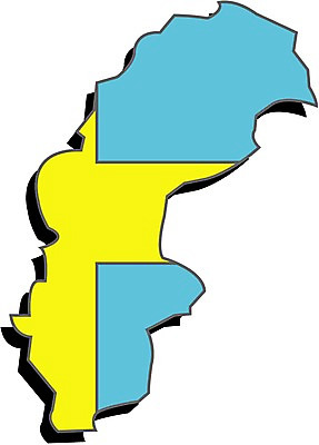 클립아트 유럽 나라 지구 외국문화 지도 일러스트 스웨덴 세계 국기 지명 국내일러스트 문화 북유럽