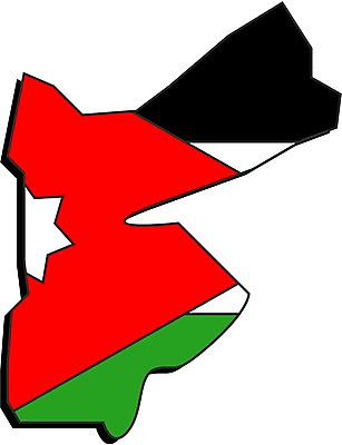 클립아트 나라 아시아 지구 외국문화 지도 일러스트 중동 세계 국기 요르단 지명 국내일러스트 문화