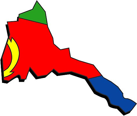 클립아트 나라 지구 외국문화 지도 일러스트 아프리카 세계 국기 에리트레아 지명 국내일러스트 문화