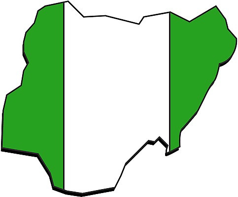 클립아트 나라 지구 외국문화 지도 일러스트 아프리카 세계 국기 나이지리아 지명 국내일러스트 문화 서아프리카