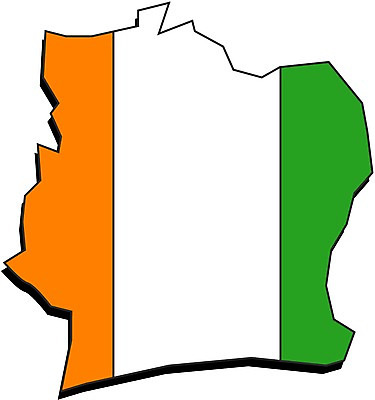 클립아트 나라 지구 외국문화 지도 일러스트 아프리카 세계 국기 코트디부아르 지명 국내일러스트 문화