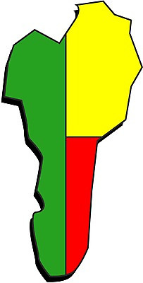 클립아트 나라 지구 외국문화 지도 일러스트 아프리카 세계 국기 베냉 지명 국내일러스트 문화