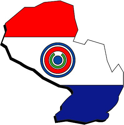 클립아트 나라 지구 외국문화 지도 일러스트 아메리카 세계 남아메리카 국기 파라과이 지명 국내일러스트 문화 대륙