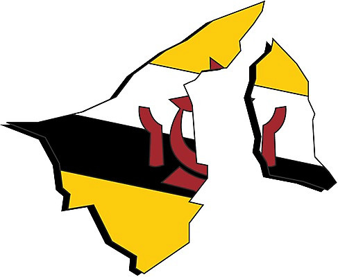 클립아트 나라 아시아 지구 외국문화 지도 일러스트 세계 국기 브루나이 지명 국내일러스트 문화