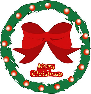 클립아트 기념일 크리스마스장식 크리스마스 일러스트 크리스마스용품 장식 화환 오브젝트 장식리스 국내일러스트 꽃 이벤트 용품