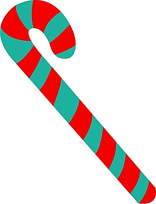 클립아트 기념일 크리스마스장식 크리스마스 일러스트 지팡이 크리스마스용품 장식 오브젝트 크리스마스지팡이 국내일러스트 이벤트 용품