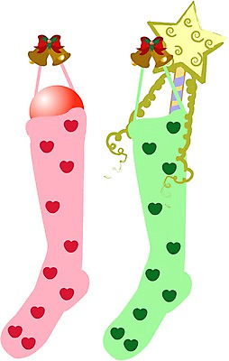 클립아트 기념일 크리스마스장식 크리스마스 일러스트 크리스마스용품 양말 장식 오브젝트 크리스마스양말 장식양말 국내일러스트 이벤트 용품