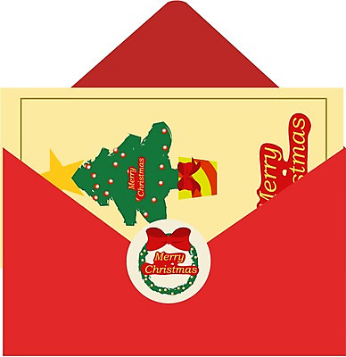 클립아트 기념일 크리스마스 일러스트 문구용품 봉투 크리스마스카드 국내일러스트 카드프레임 카드_감사 프레임 이벤트 오브젝트