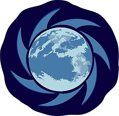 클립아트 지구 지도 일러스트 우주 행성 소용돌이 순환 블랙홀 국내일러스트 모션 회오리