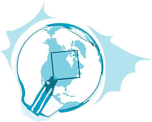 클립아트 지구 생활용품 지도 일러스트 전구 전등 지구본 스탠드 필라멘트 국내일러스트 조명 오브젝트