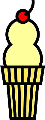 EPS 일러스트 디저트 사람없음 얼음 체리 콘아이스크림 바닐라아이스크림 국내일러스트 자연요소 음식 과일 아이스크림 파일형식 벡터