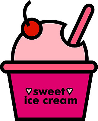 EPS 일러스트 아이스크림 디저트 사람없음 컵 얼음 체리 딸기아이스크림 컵아이스크림 국내일러스트 자연요소 식기 음식 과일 파일형식 벡터