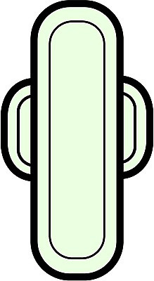 EPS 생활용품 일러스트 사람없음 오브젝트 여성용품 여성용 생리대 월경 국내일러스트 파일형식 벡터