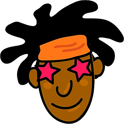 EPS 클립아트 얼굴 흑인 일러스트 한명 사람 머리카락 머리 파마 레게머리 국내일러스트 서양인 1 헤어스타일 신체부위 파일형식 벡터 외국인 인종