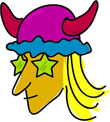 EPS 클립아트 백인 모자 얼굴 일러스트 한명 사람 머리 바이킹 바이킹모자 가상인물 국내일러스트 서양인 모자_잡화 1 잡화 상상 신체부위 파일형식 벡터