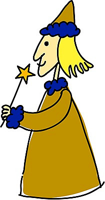 EPS 클립아트 일러스트 상상 요정 한명 사람 마법사 마법 난쟁이 마법봉 마법지팡이 가상인물 국내일러스트 1 파일형식 벡터