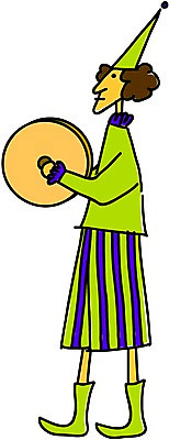 EPS 클립아트 일러스트 상상 타악기 요정 한명 사람 연주자 고깔모자 마법 심벌즈 악대 퍼레이드 가상인물 국내일러스트 모자_잡화 1 악기 이벤트 음악가 파일형식 벡터