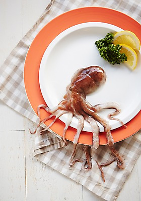 포토 JPG 스튜디오촬영 접시 식재료 어패류 실내 파슬리 사람없음 천 레몬 해산물 낙지 파슬리장식 국내포토 동물 식기 채소 과일 연체동물 내부 장식 수중동물 직물 파일형식