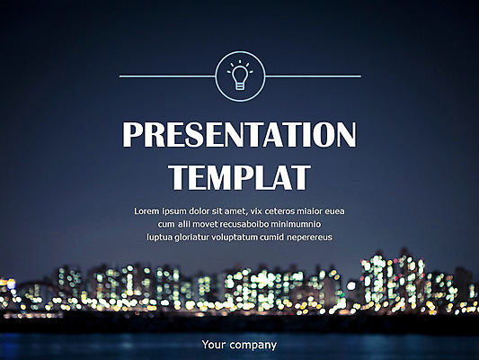 템플릿 편집 야경 그래프 빌딩 사람없음 세트 도시 PPT 프레젠테이션 문서템플릿 문서 이미지템플릿 건물 야간 파일형식 풍경_경치