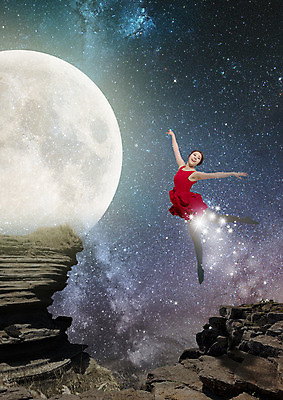 전신 PSD 편집이미지 원피스 여자 포즈 밤하늘 한명 20대 성인 빛 한국인 보름달 바위 춤 야간 암벽 성인여자한명만 이미지편집 자연요소 1 옷 하늘 문화예술 사람 동양인 청년 달 돌_바위 여자한명만 성인여자만 파일형식