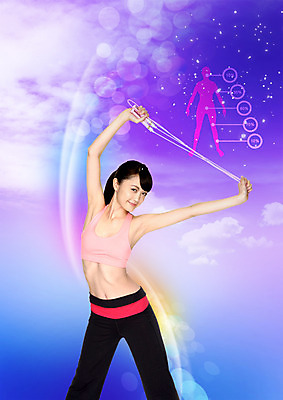 PSD 편집이미지 여자 실루엣 성인 두명 앞모습 빛 운동복 운동 스트레칭 일본인 분석 줄넘기 이미지편집 외국인 옷 뷰포인트 컨셉 촬영기법 건강 사람 동양인 파일형식