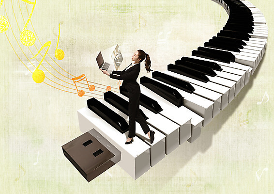 전신 PSD 편집이미지 여자 악기 음표 한명 서기 들기 20대 성인 옆모습 노트북 한국인 비즈니스우먼 피아노건반 건반 건반악기 usb메모리 오선지 성인여자한명만 이미지편집 1 기호 음악 뷰포인트 비즈니스 모션 사람 동양인 청년 전자제품 직장인 피아노 USB 악보 오선 여자한명만 성인여자만 파일형식