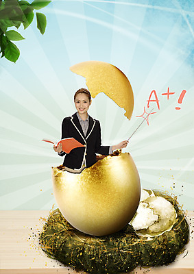 PSD 편집이미지 여자 교육 교재 한명 미소 동양인 상반신 성인 앞모습 교사 둥지 일본인 계란껍데기 황금알 지시봉 에이플러스 성인여자한명만 이미지편집 외국인 직업 1 뷰포인트 표정 사람 인종 계란 알 점수 여자한명만 성인여자만 파일형식