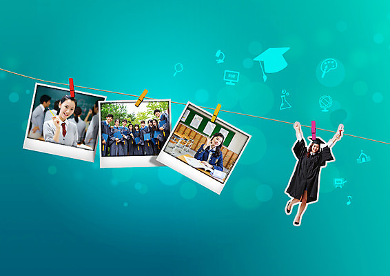 PSD 편집이미지 여자 교육 남자 교복 대학생 졸업 교실 고등학생 매달리기 집게 졸업생 여러명 20대 성인 만세 한국인 폴라로이드사진 이미지편집 학생 옷 다수 학교 모션 청소년 사람 동양인 청년 폴라로이드 파일형식