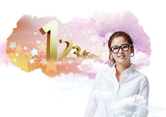 PSD 구름 편집이미지 여자 교육 별 안경 대학생 한명 상반신 20대 성인 앞모습 숫자 한국인 대학교육 성인여자한명만 안경낌 이미지편집 자연요소 문자 1 학생 잡화 뷰포인트 사람 동양인 청년 여자한명만 성인여자만 파일형식