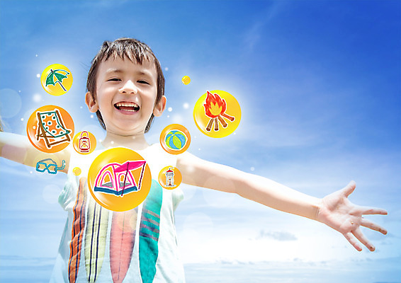 PSD 백인 편집이미지 남자 팔벌리기 등대 텐트 한명 미소 상반신 앞모습 유치원생 캠핑 램프 파라솔 모닥불 비치볼 물안경 간이의자 이미지편집 서양인 1 어린이 뷰포인트 의자 공 모션 불 레저 조명 바캉스용품 표정 캠핑도구 사람 수영용품 파일형식