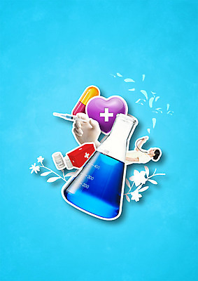 PSD 편집이미지 손 여자 의학 청진기 주사기 상반신 20대 성인 두명 옆모습 신체부위 알약 진료 한국인 간호사 심장 구급상자 약병 삼각플라스크 이미지편집 뷰포인트 의료기기 사람 동양인 청년 약 의료진 의료용품 장기_의학 플라스크 병_담는 파일형식