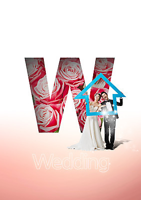 전신 PSD 편집이미지 커플 여자 남자 신부 웨딩드레스 신랑 결혼 신혼부부 서기 정장 턱시도 성인 두명 앞모습 30대 장미 한국인 W 집모양 이미지편집 모양 부부 알파벳 드레스 옷 꽃 뷰포인트 관계 모션 사람 동양인 이벤트 장년 신혼 파일형식