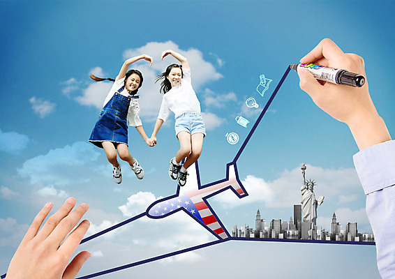 전신 PSD 편집이미지 손 여자 선 고등학생 앞모습 신체부위 세명 손잡기 점프 미국 한국인 양손 청소년교육 그림 자유의여신상 어학연수 보드마카 손하트 이미지편집 학생 교육 뷰포인트 북아메리카 모션 청소년 사람 동양인 손짓 펜 세계문화유산 유학 파일형식