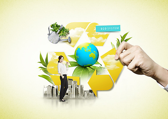 전신 PSD 편집이미지 손 여자 지구 나뭇잎 서기 정장 빌딩 성인 두명 옆모습 신체부위 30대 자연보호 환경 그린캠페인 재활용 한국인 잡기 도시 재활용표시 이미지편집 옷 캠페인 뷰포인트 잎 모션 자연 표시 사람 동양인 건물 장년 보호 친환경 파일형식