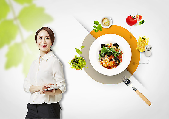 PSD 편집이미지 여자 포크 토마토 식재료 파스타 한명 들기 정장 상반신 성인 30대 태블릿 한국인 허브 파스타면 성인여자한명만 이미지편집 식물 1 식기 옷 채소 모션 서양음식 사람 동양인 장년 전자제품 스마트기기 면류 여자한명만 성인여자만 파일형식