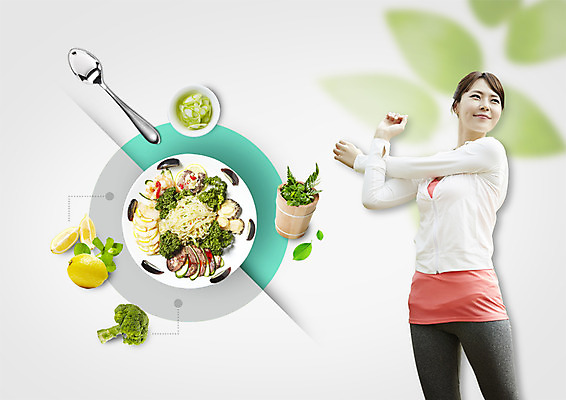 PSD 편집이미지 여자 음식 식재료 한명 상반신 20대 성인 운동복 숟가락 스트레칭 한국인 브로콜리 레몬 허브 파 성인여자한명만 이미지편집 식물 1 옷 채소 과일 수저 사람 동양인 청년 운동 여자한명만 성인여자만 파일형식