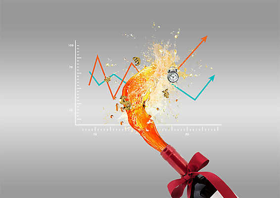 PSD 편집이미지 리본 사람없음 달러 와인 유로 자명종 원화 화폐기호 엔 와인병 튀는물 꺾은선그래프 이미지편집 기호 시계 돈 그래프 병_용기 주류 알람 화폐 액체표현 스플래쉬 파일형식