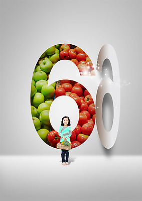 전신 PSD 편집이미지 여자 종이 어린이 토마토 채소 한명 서기 앞모습 숫자 바구니 여러개 한국인 사과 6 청사과 이미지편집 문자 1 뷰포인트 다수 과일 모션 사람 동양인 파일형식