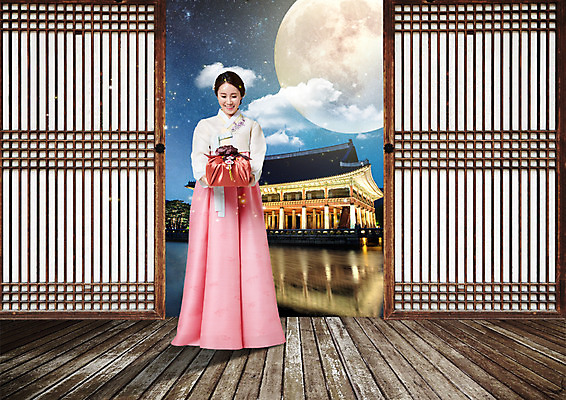 전신 PSD 편집이미지 여자 고건축 야경 한국건축 새해 한명 서기 미소 들기 성인 앞모습 30대 한국인 보름달 마루 한복 경복궁 선물세트 창호문 경회루 새해선물 성인여자한명만 장년여자한명만 이미지편집 1 한국전통 건축물 건축 뷰포인트 모션 바닥 한국 표정 선물 사람 동양인 장년 문 궁전 달 야간 전통의상 여자한명만 성인여자만 장년여자만 파일형식 명절선물 풍경_경치